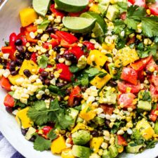 Mexican Salad with Cilantro Lime Dressing-image