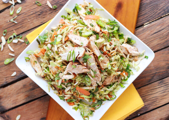 Ginger Sesame Chicken Salad | littlebroken.com @littlebroken