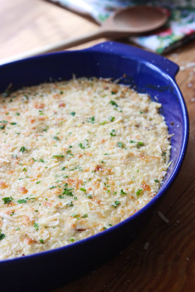 Chicken Alfredo Quinoa Bake Little Broken