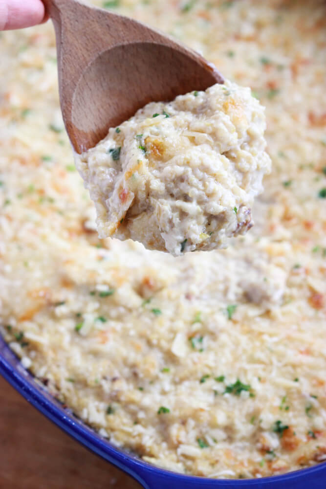 Chicken Alfredo Quinoa Bake Little Broken