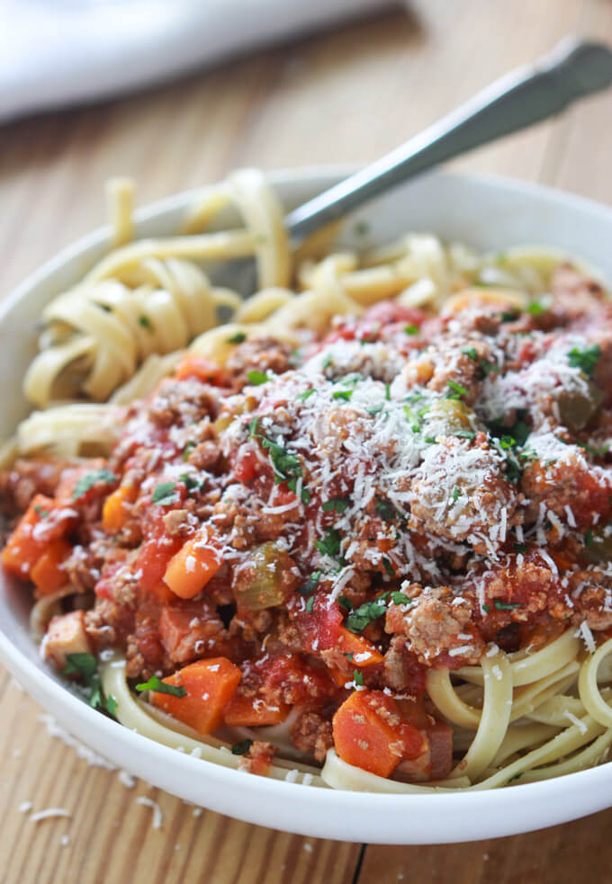 Crockpot Bolognese Sauce Little Broken