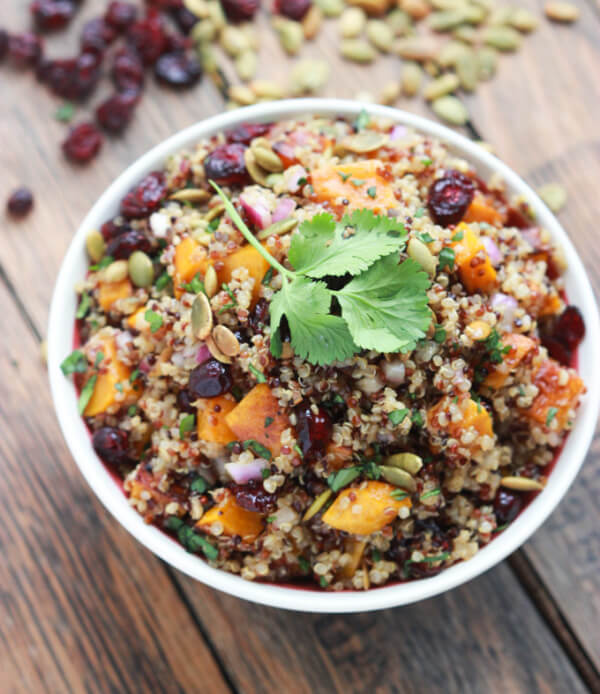 Butternut Squash and Cranberry Quinoa Salad Little Broken