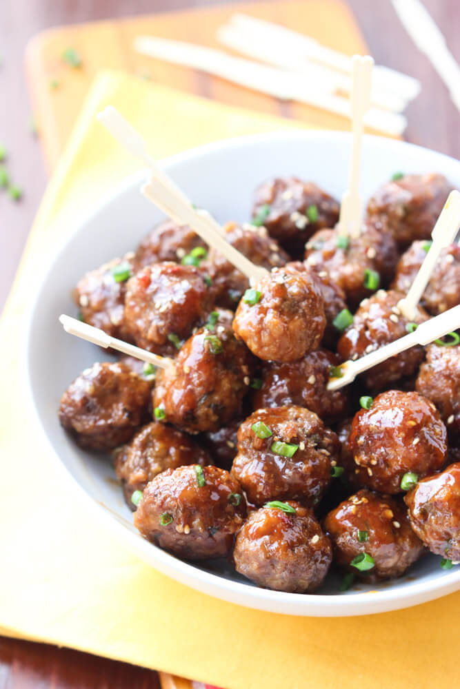 crockpot asian meatballs
