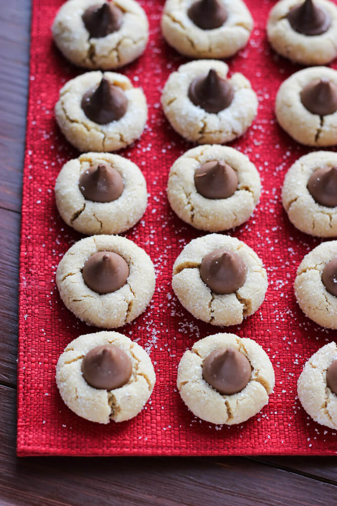 hershey kiss peanut butter cookies