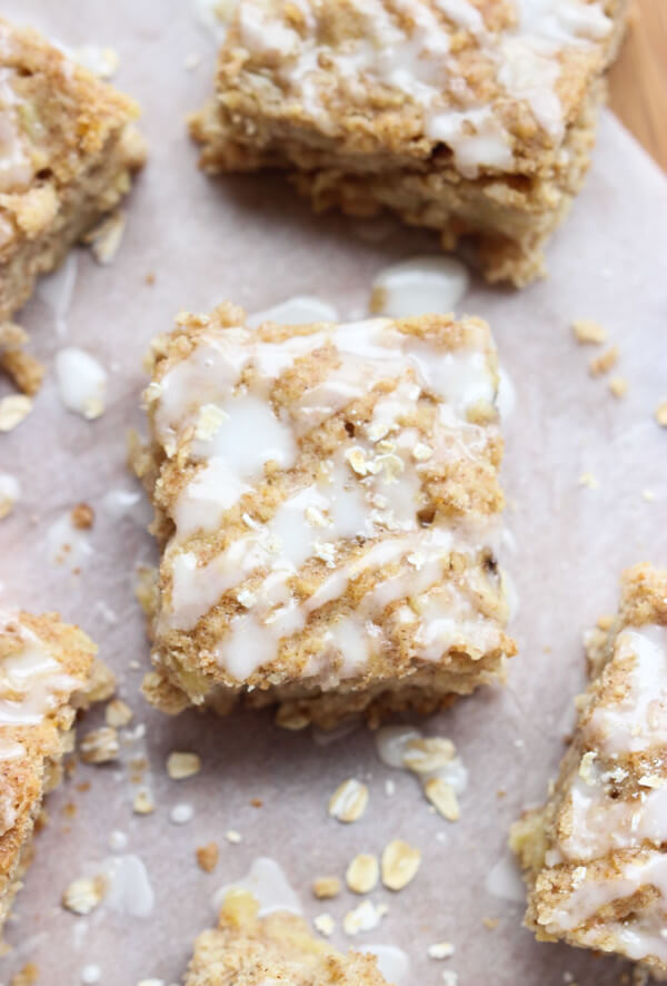 Banana Pineapple Oatmeal Breakfast Bars Little Broken