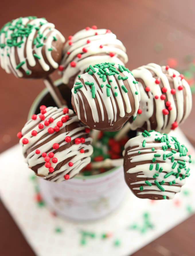 {Christmas} Snowman Cake Pops reloaded | niner bakes