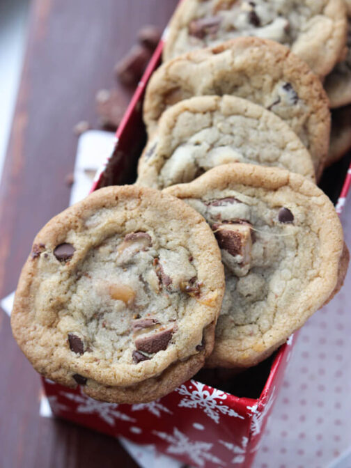 Caramel Toffee Cookies Little Broken