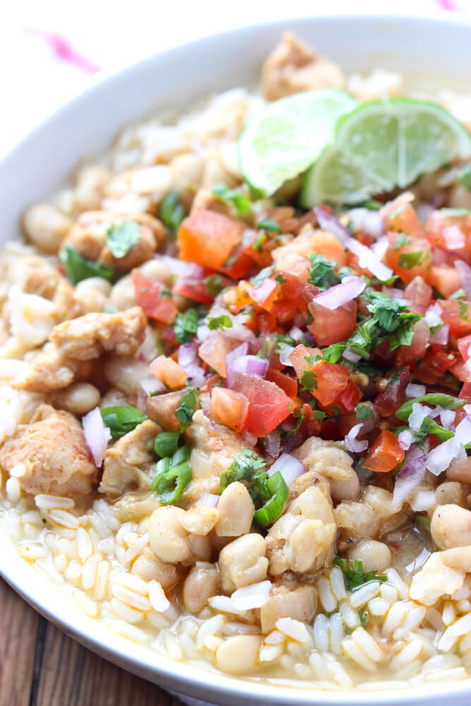 Football White Chicken Chili Rice Bowl Little Broken