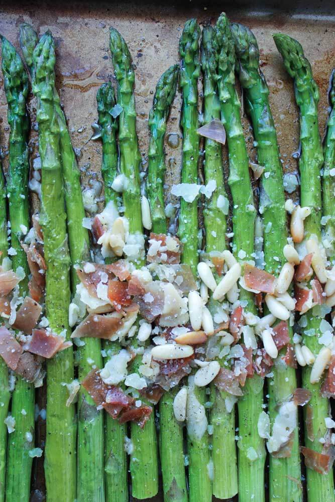 Easy Parmesan and Prosciutto Roasted Asparagus Little Broken