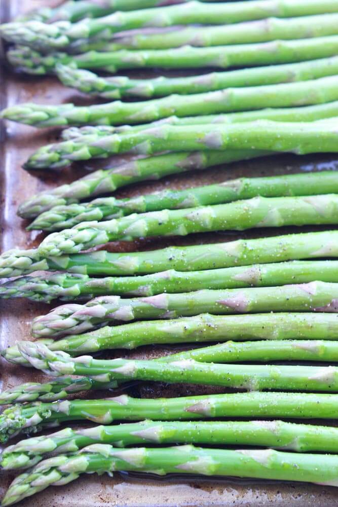 Easy Parmesan and Prosciutto Roasted Asparagus Little Broken