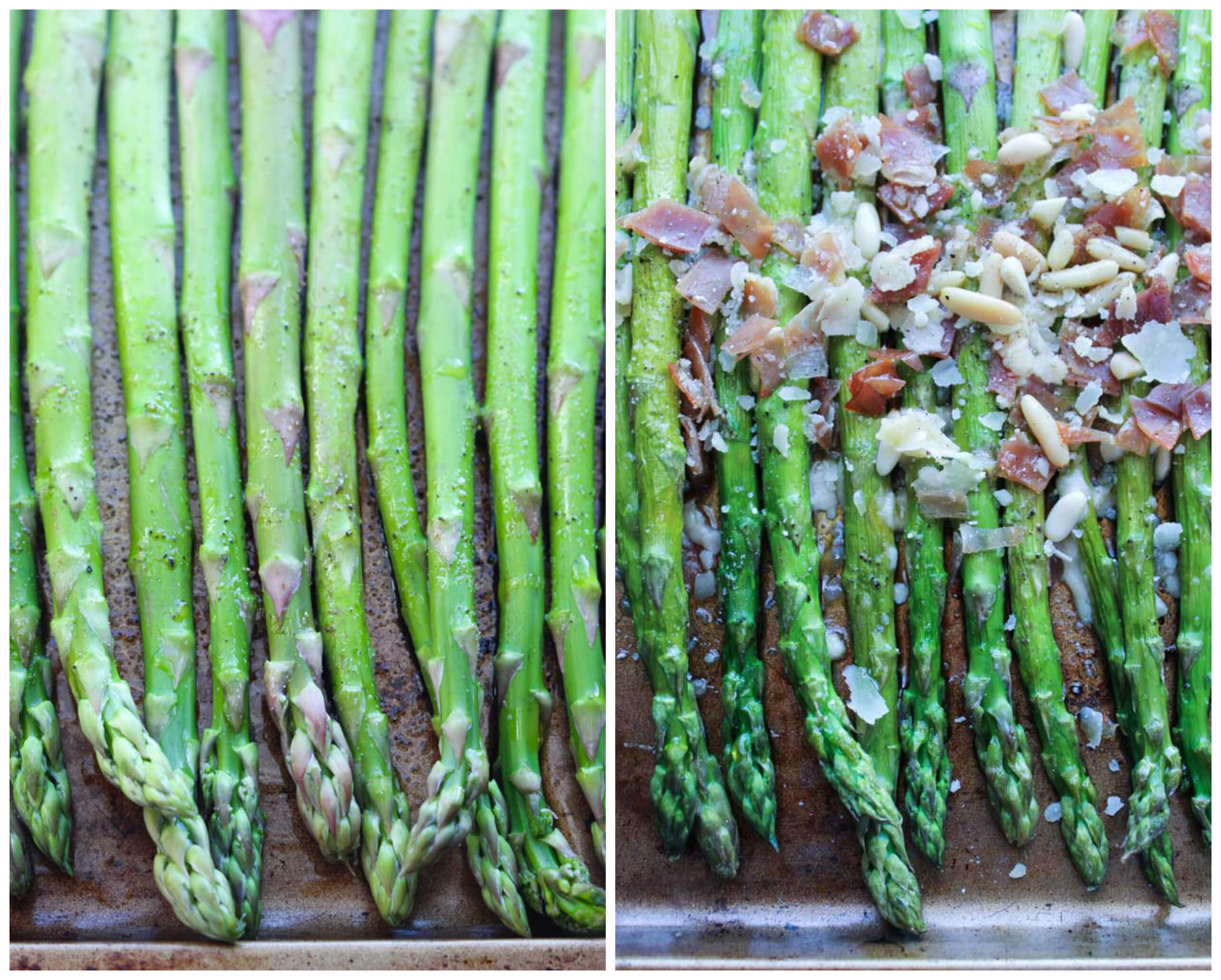Easy Parmesan and Prosciutto Roasted Asparagus Little Broken