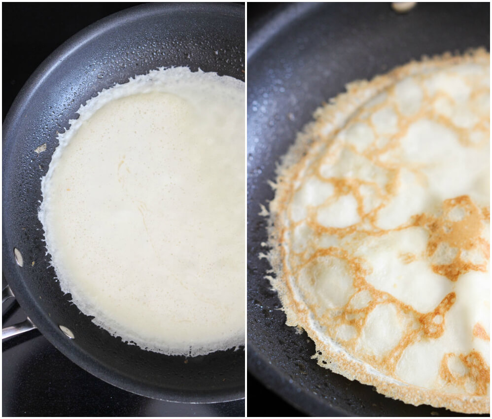 Made with healthy coconut oil and no refined sugars these crepes are light, airy, and absolutely the BEST! | littlebroken.com @littlebroken