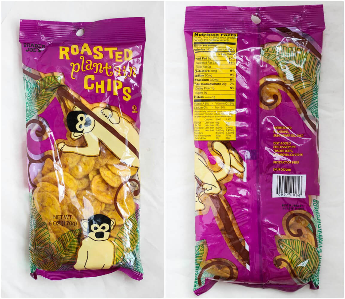 BEST products to buy at Trader Joe's - Roasted Plantain Chips | littlebroken.com @littlebroken
