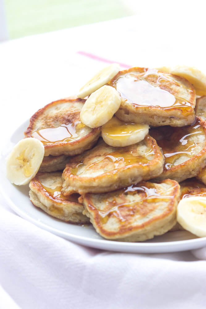 Mini Buttermilk Banana Pancakes (Oladi) Little Broken