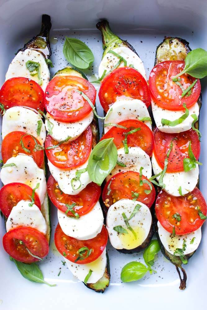 zucchini with mozzarella