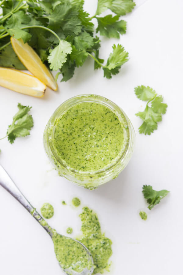 Homemade Cilantro Dressing Little Broken