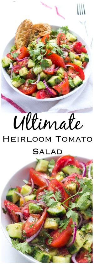 Ultimate Heirloom Tomato Salad - Little Broken