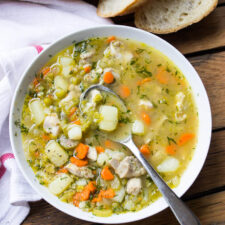 Chicken Split Pea Soup-image
