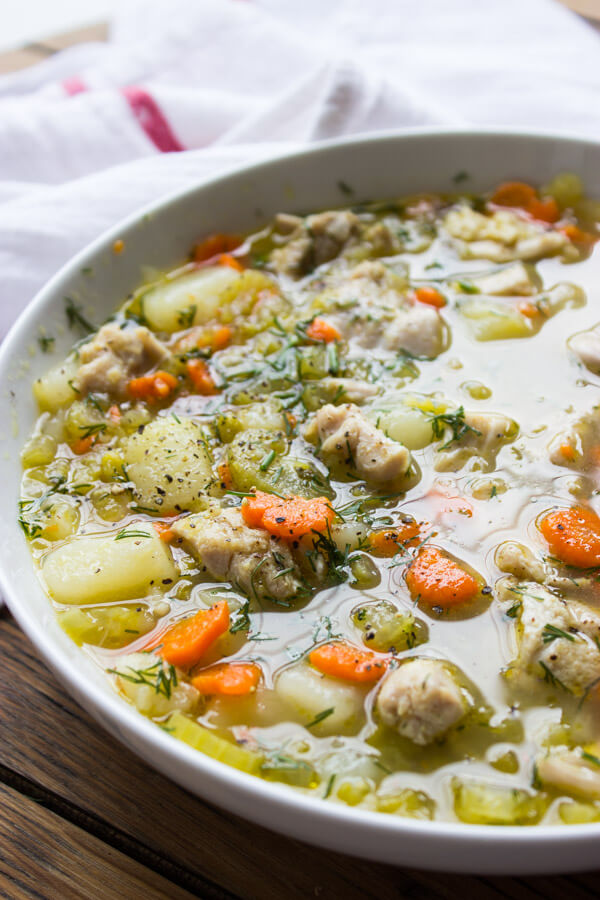 Chicken Split Pea Soup - Little Broken