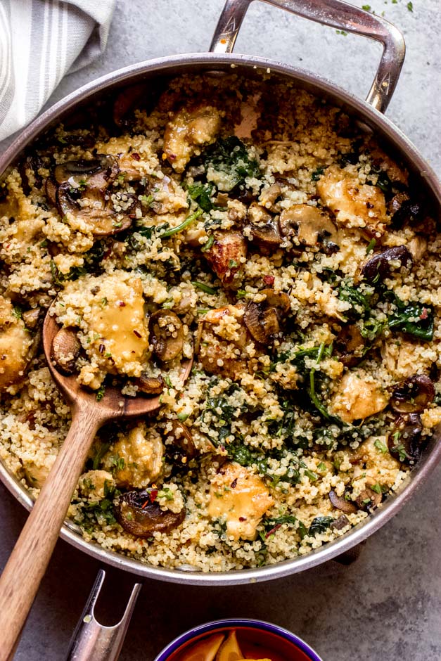 Best One-Pan Chicken And Quinoa Recipe - How to Make One-Pan Chicken And  Quinoa