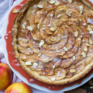 simple apple tart