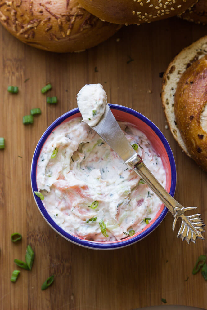 Smoked Salmon Spread with Greek Yogurt and Cucumbers Little Broken