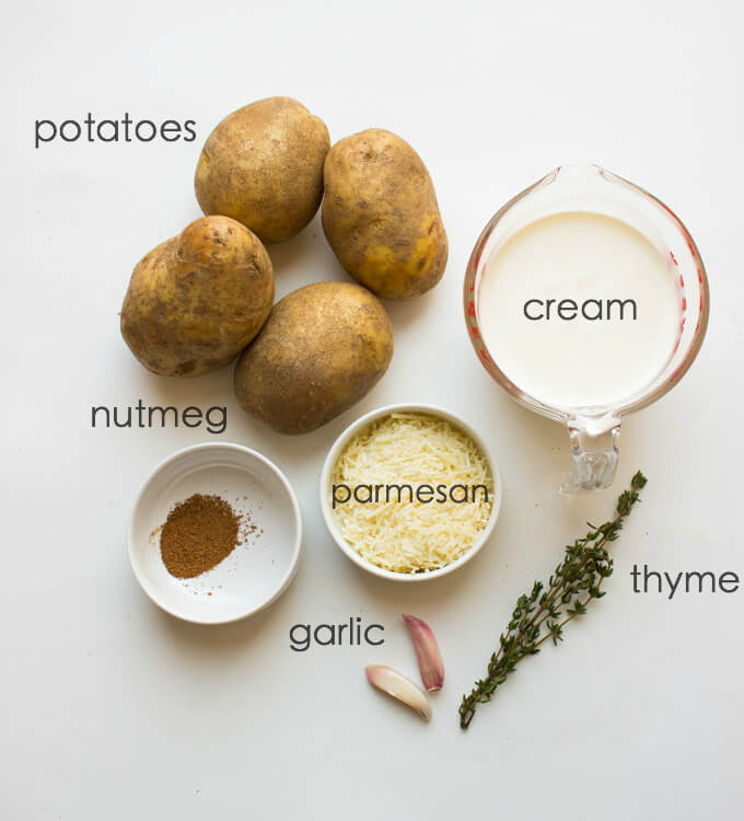 ingredients for potato stacks recipe