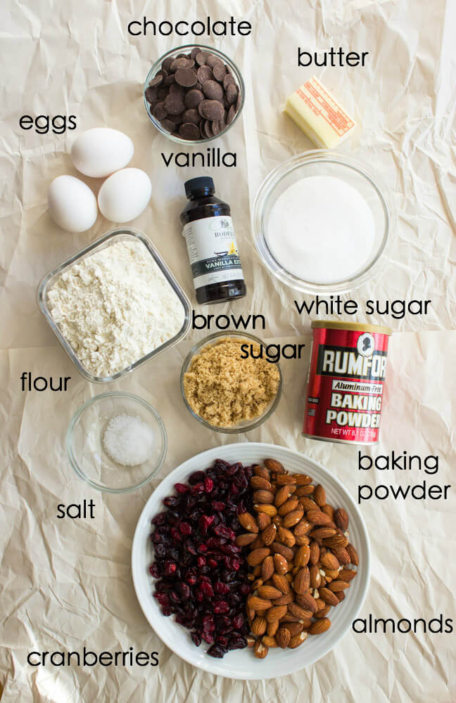 ingredients for biscotti