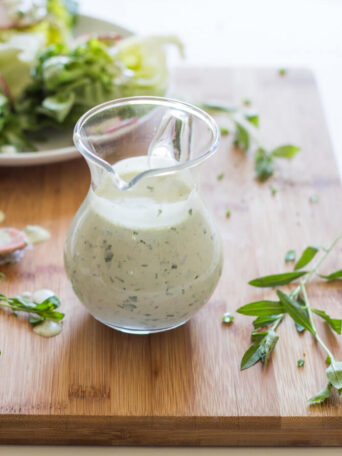 BEST salad dressing ever! You will never go back to anything else. It's so addictive. | littlebroken.com @littlebroken