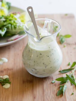 BEST salad dressing ever! You will never go back to anything else. It's so addictive. | littlebroken.com @littlebroken