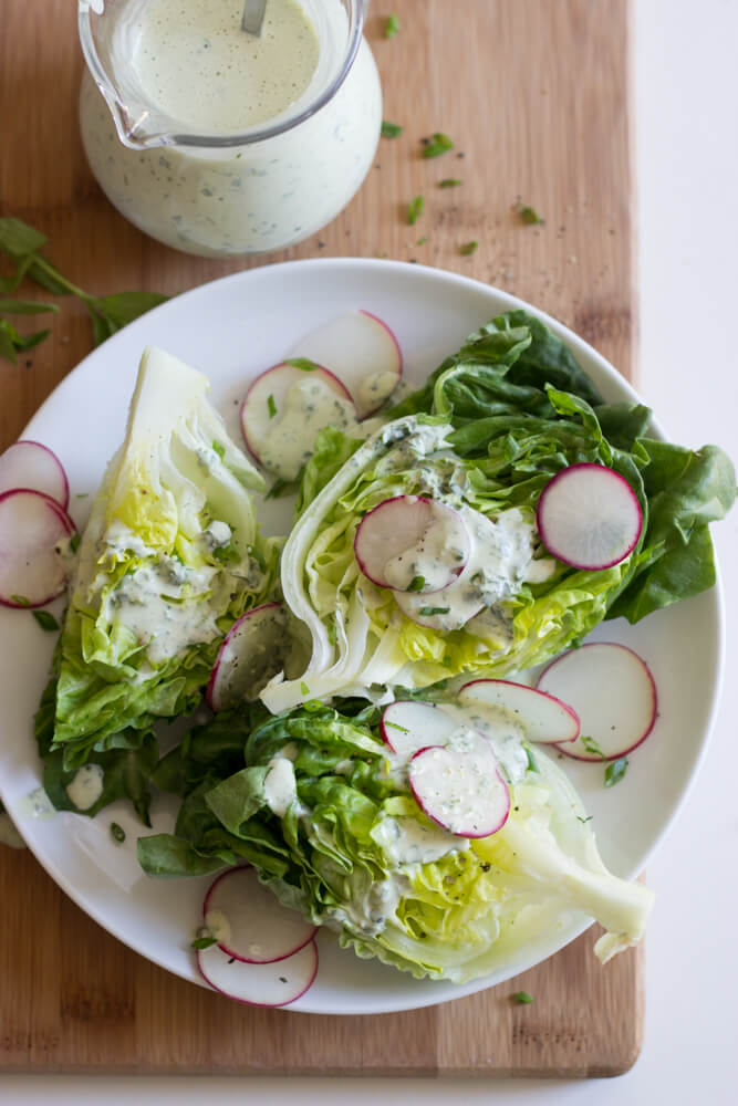 Buttermilk Green Goddess Dressing - Little Broken