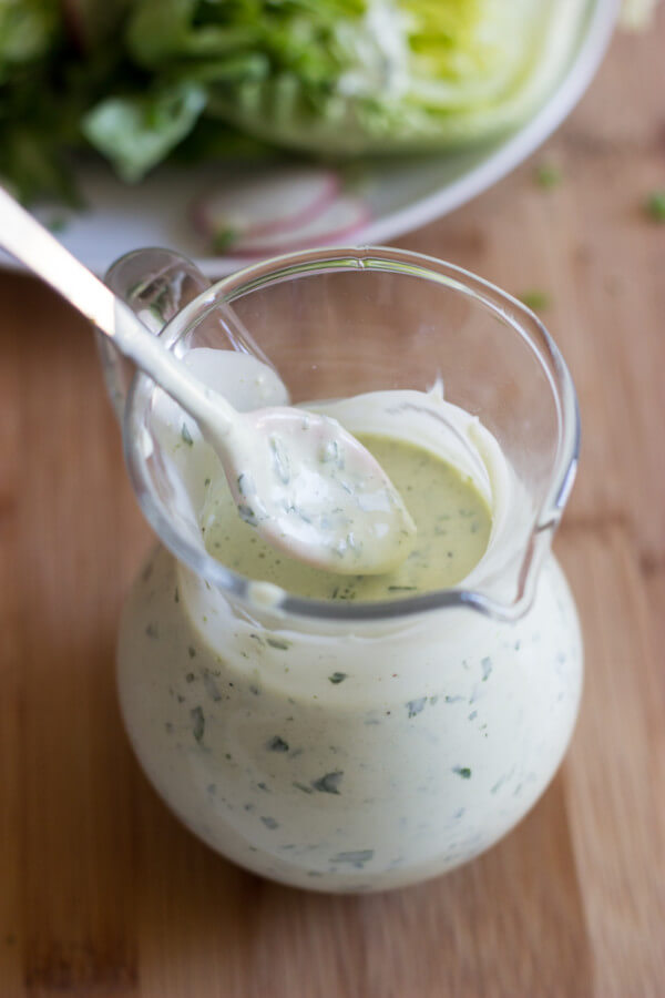 Buttermilk Green Goddess Dressing Little Broken