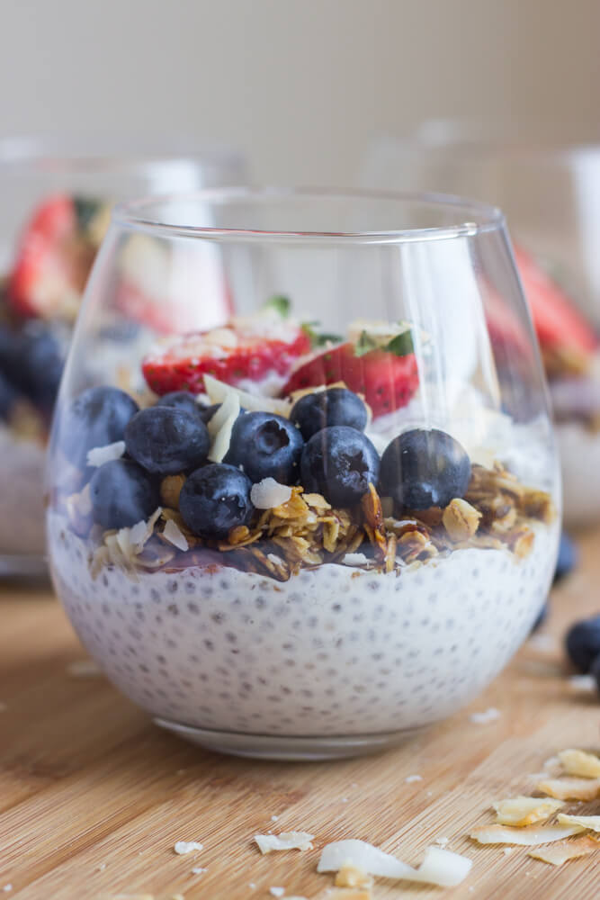 Vanilla Greek Yogurt Chia Seed Pudding