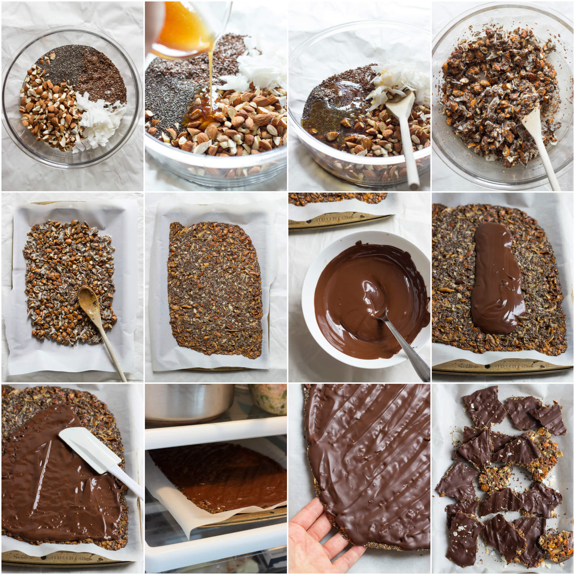 how to make chocolate almond bark