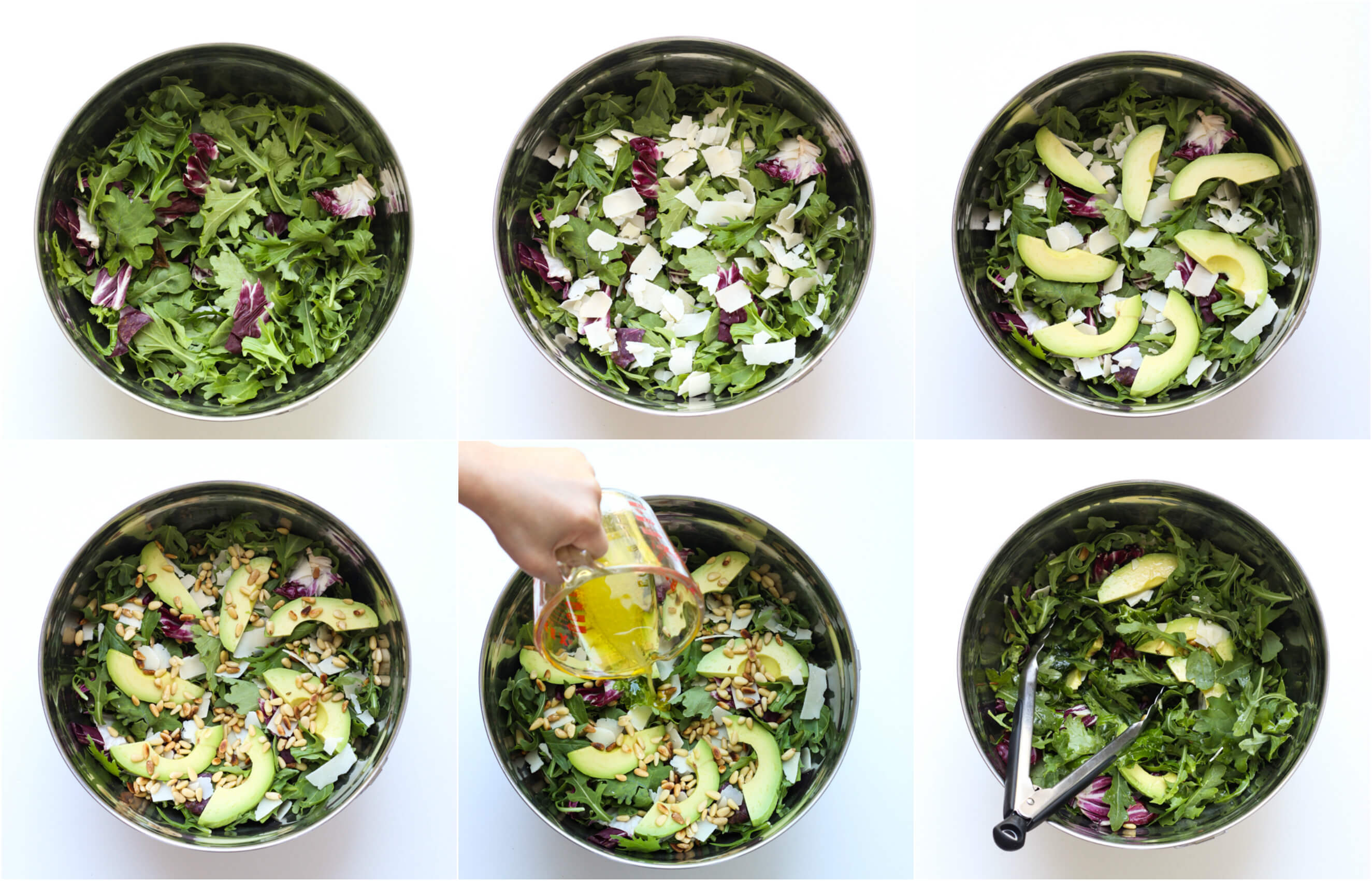 how to make kale and arugula salad recipe