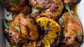 chicken marinated in orange juice