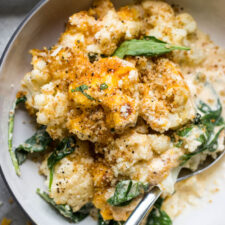 Cauliflower Spinach Bake-image