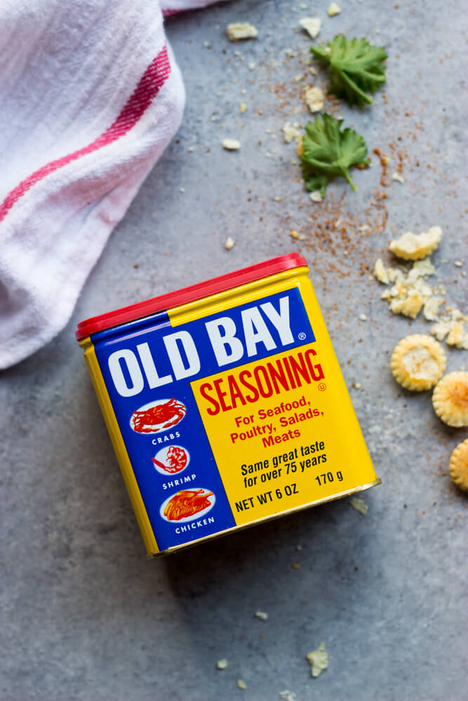 old bay seasoning in a box.