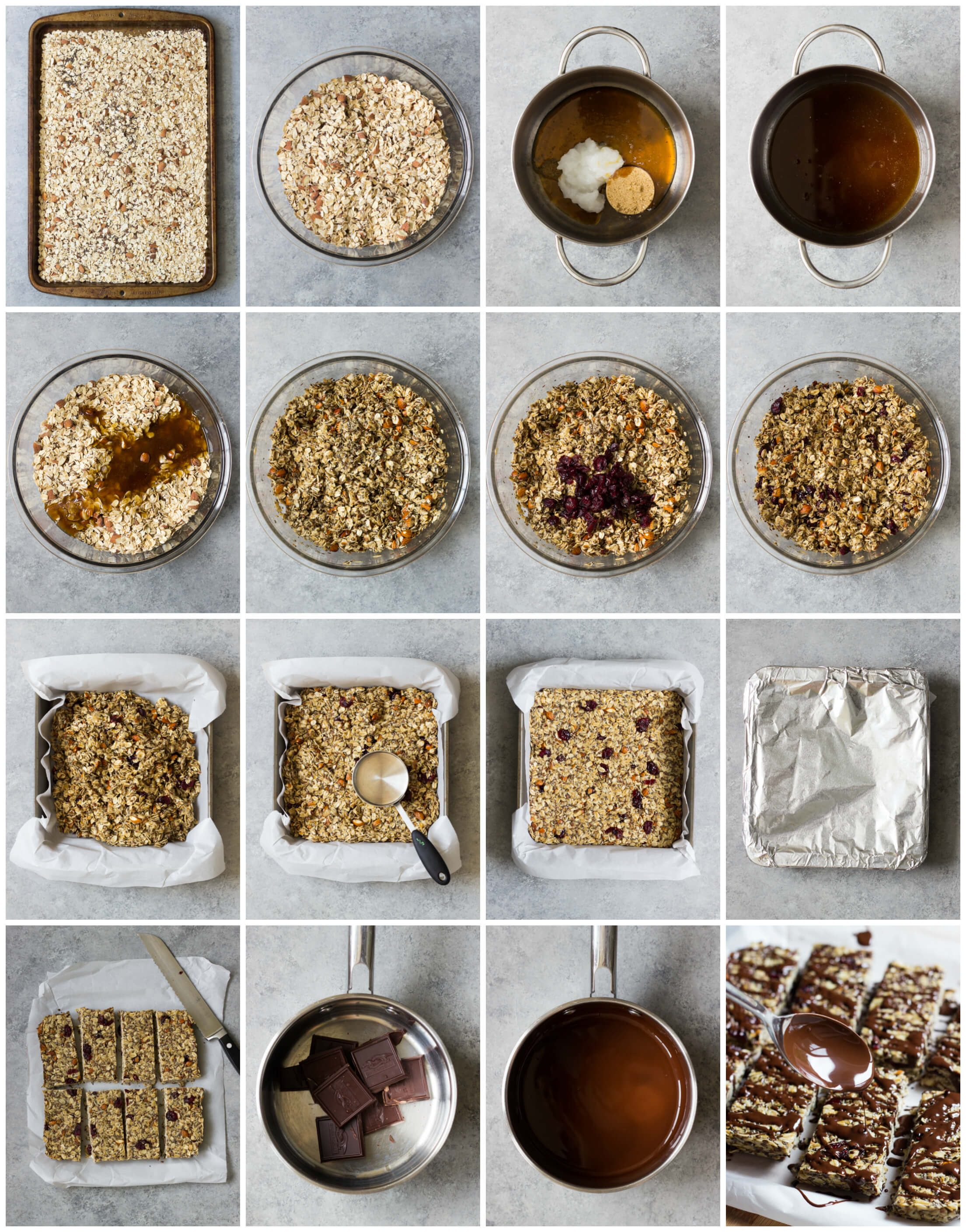 Soft and Chewy Granola Bars - made with wholesome good for you ingredients. These granola bars are perfect for school lunches, breakfast on the go, or healthy snack | littlebroken.com @littlebroken