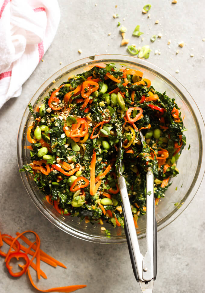 chopped kale salad