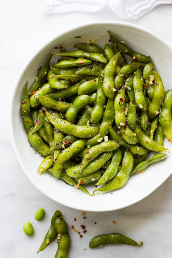 Chili Garlic Edamame Little Broken