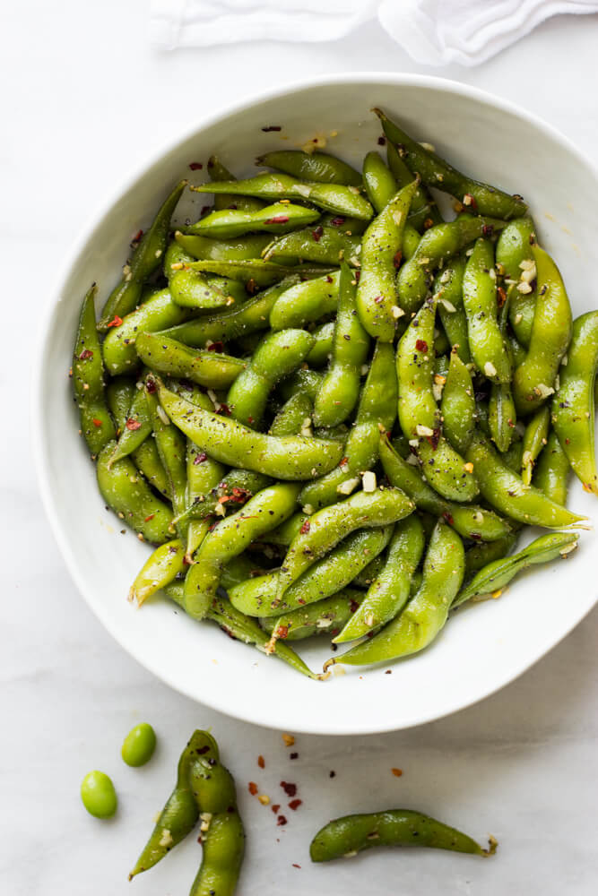 garlic edamame recipe