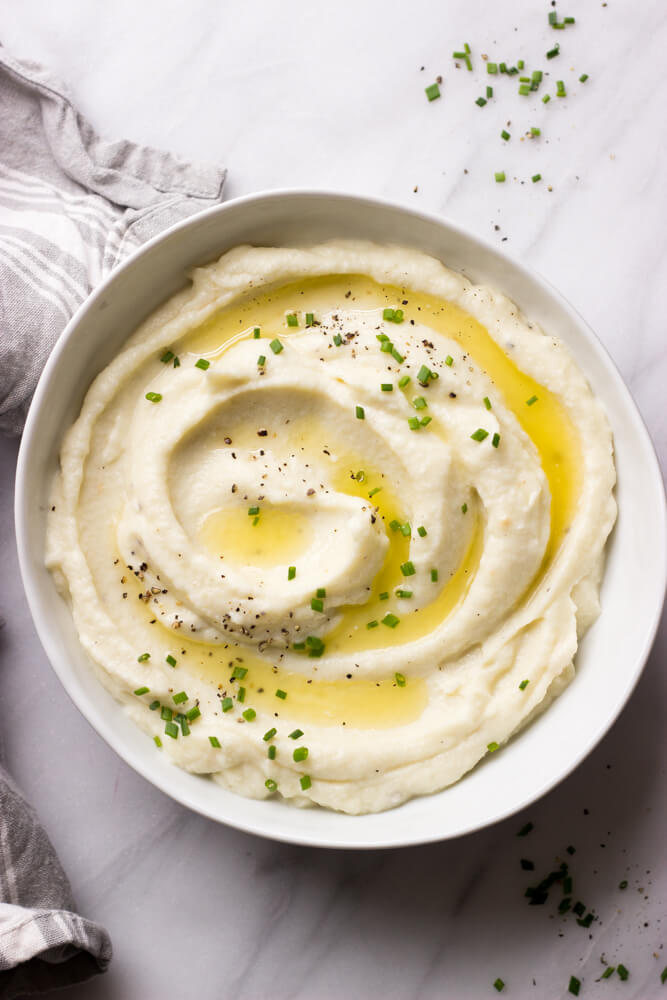 Creamiest Cauliflower and Ricotta Mash