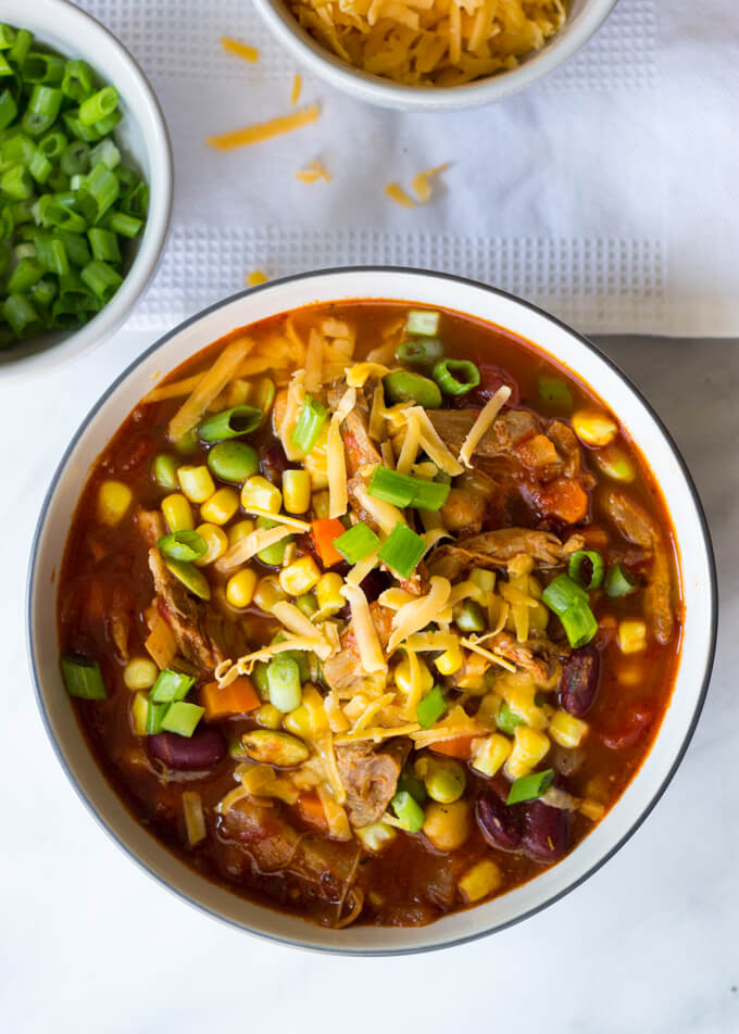 Leftover Turkey Chili Recipe - Little Broken