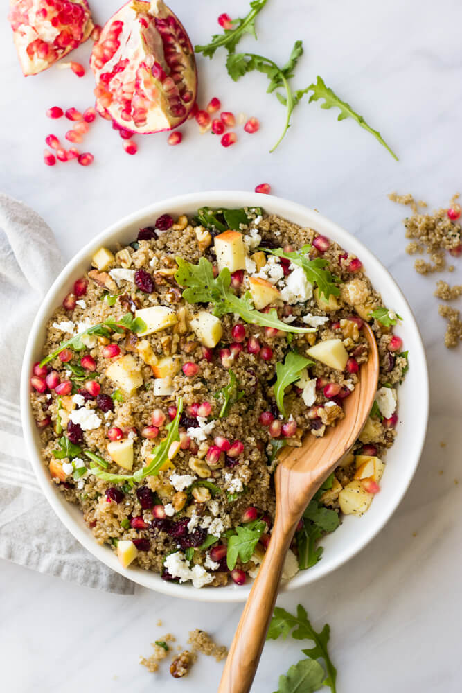 quinoa pomegranate salad