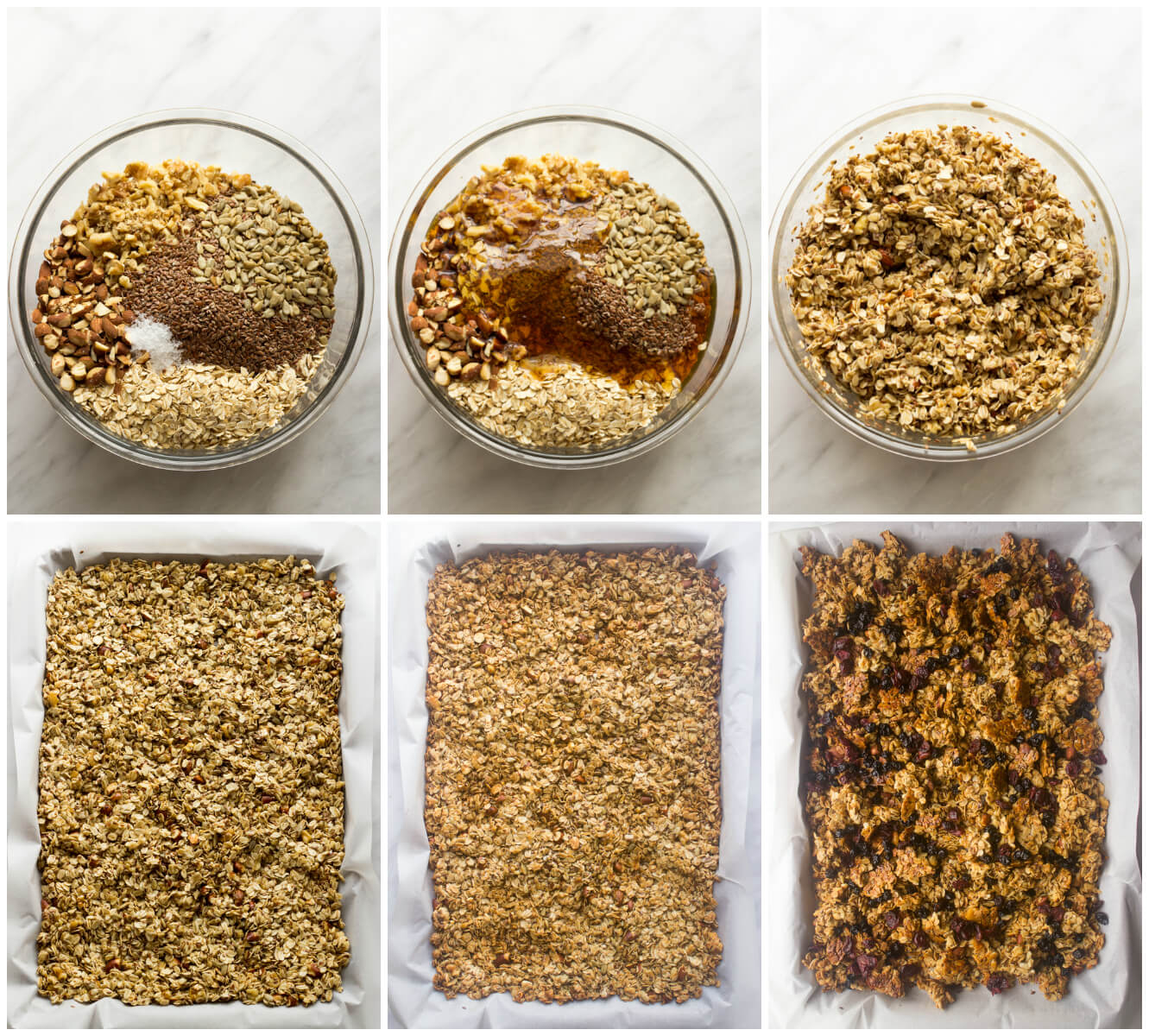 step by step instructions on how to make granola