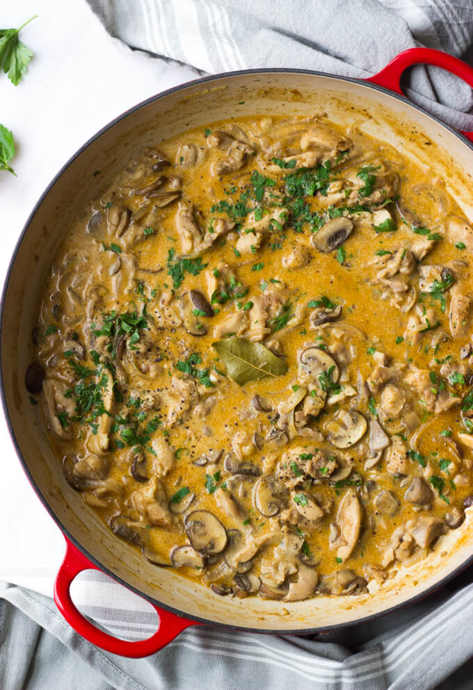 chicken stroganoff