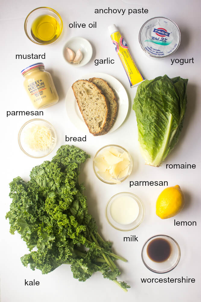 kale caesar salad ingredients