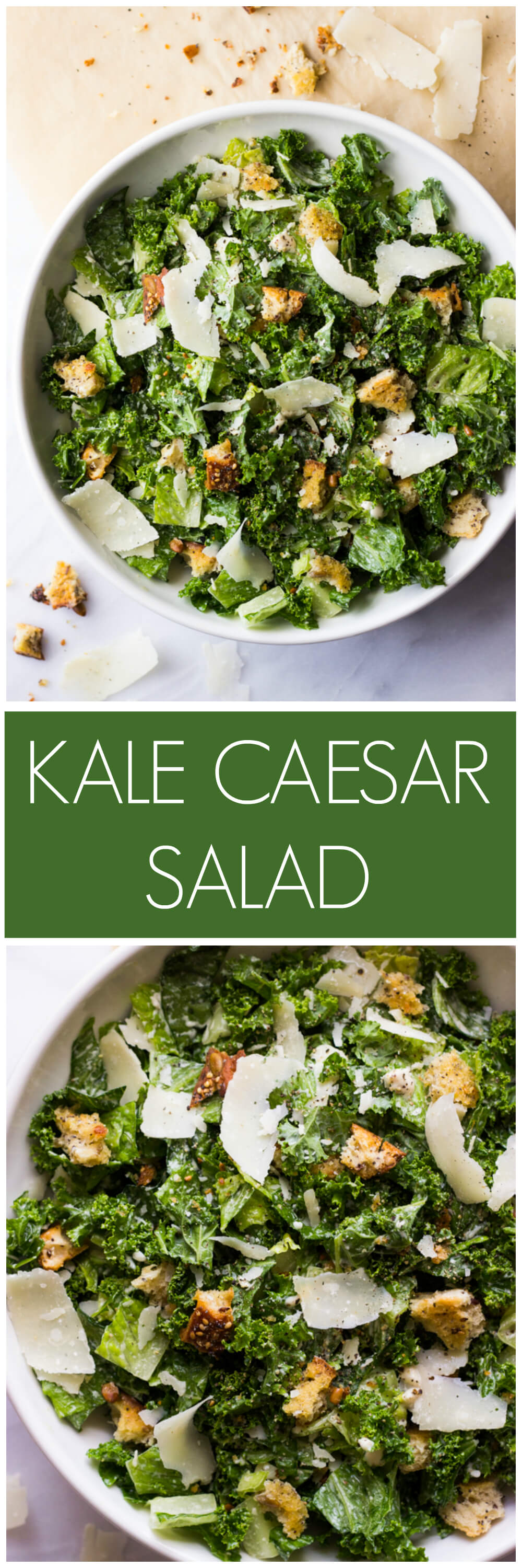 Kale Caesar Salad Little Broken