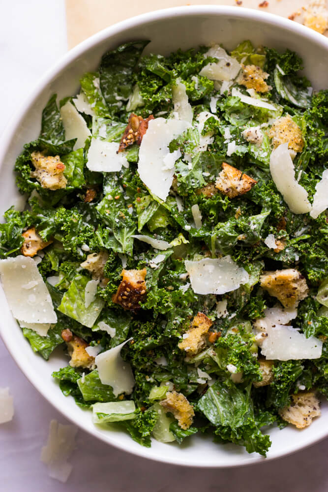 kale caesar salad recipe